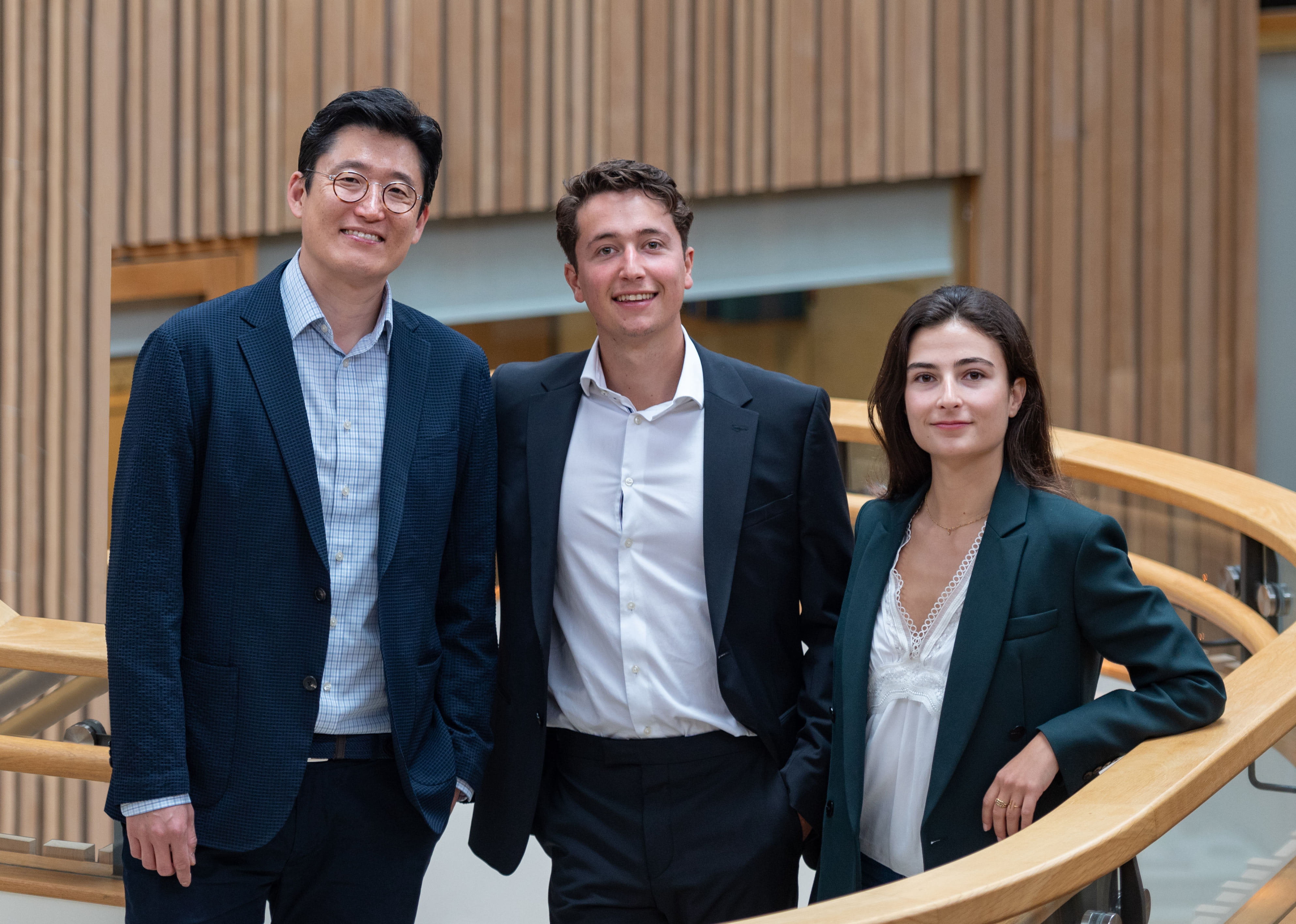 (left to right) co-founders Namshik Han, Raphael Peralta and Thelma Zablocki