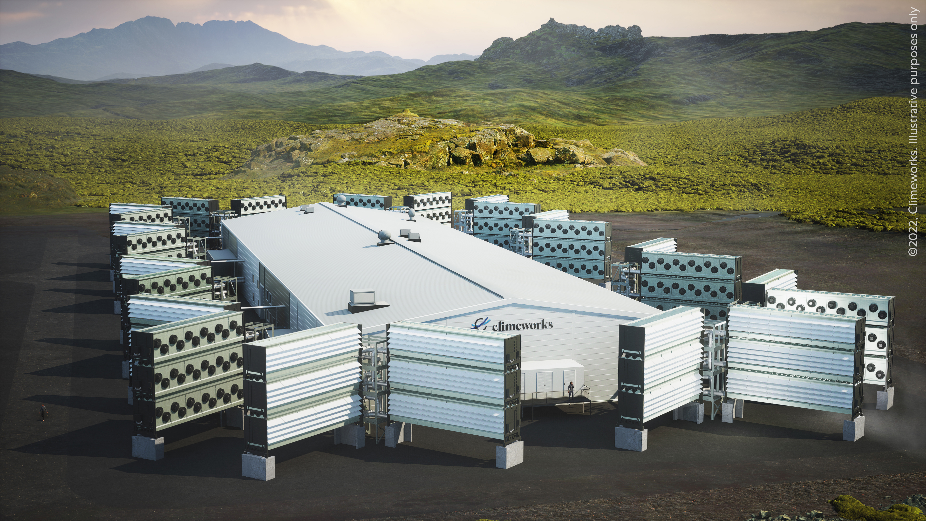 Climeworks carbon reduction plant