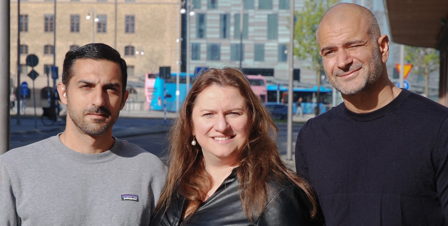 Salman Eskandari, Klementina Österberg and Arta Mandegari, board members of Destination Invest. Image courtesy of GU Ventures.