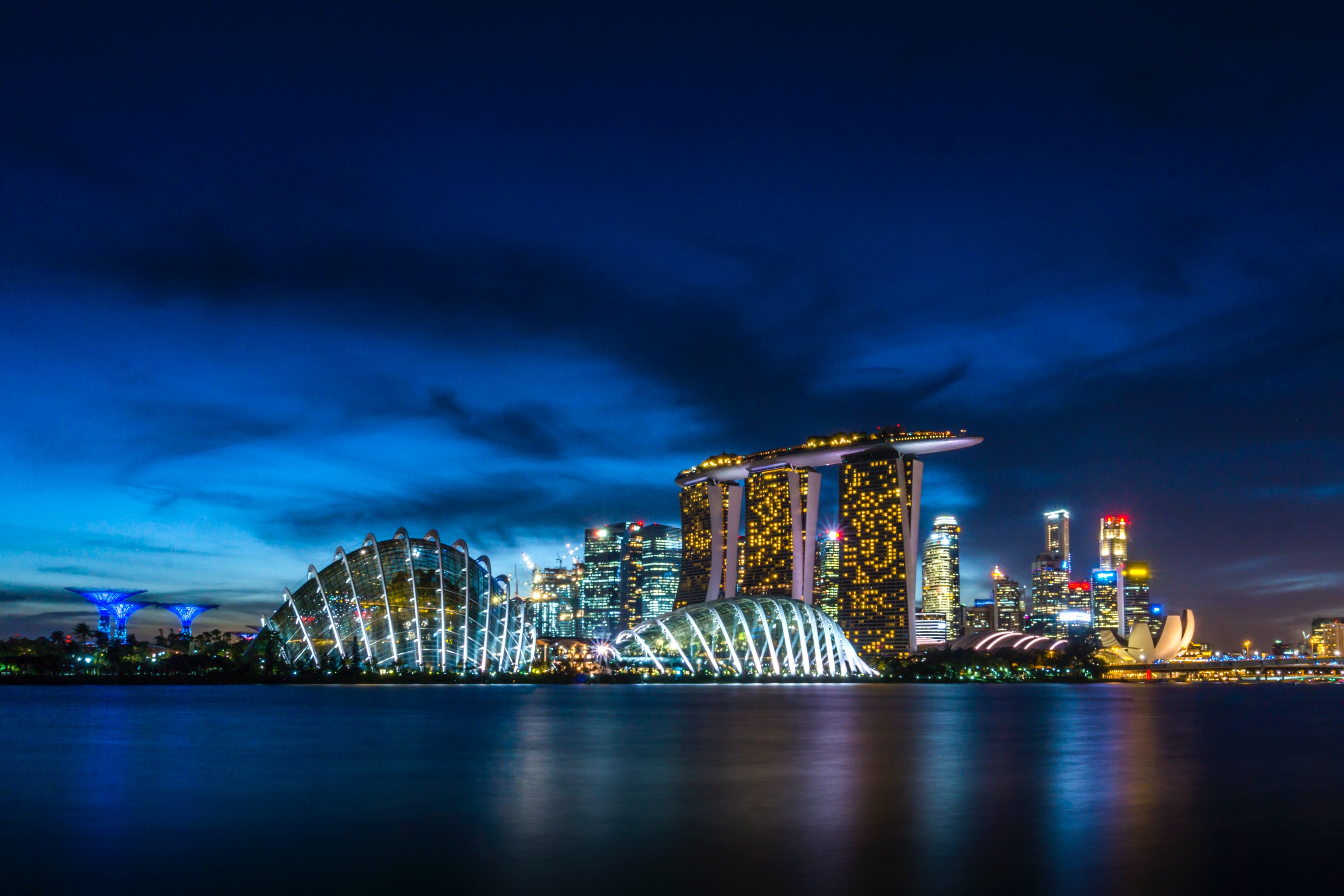 Singapore view at night
