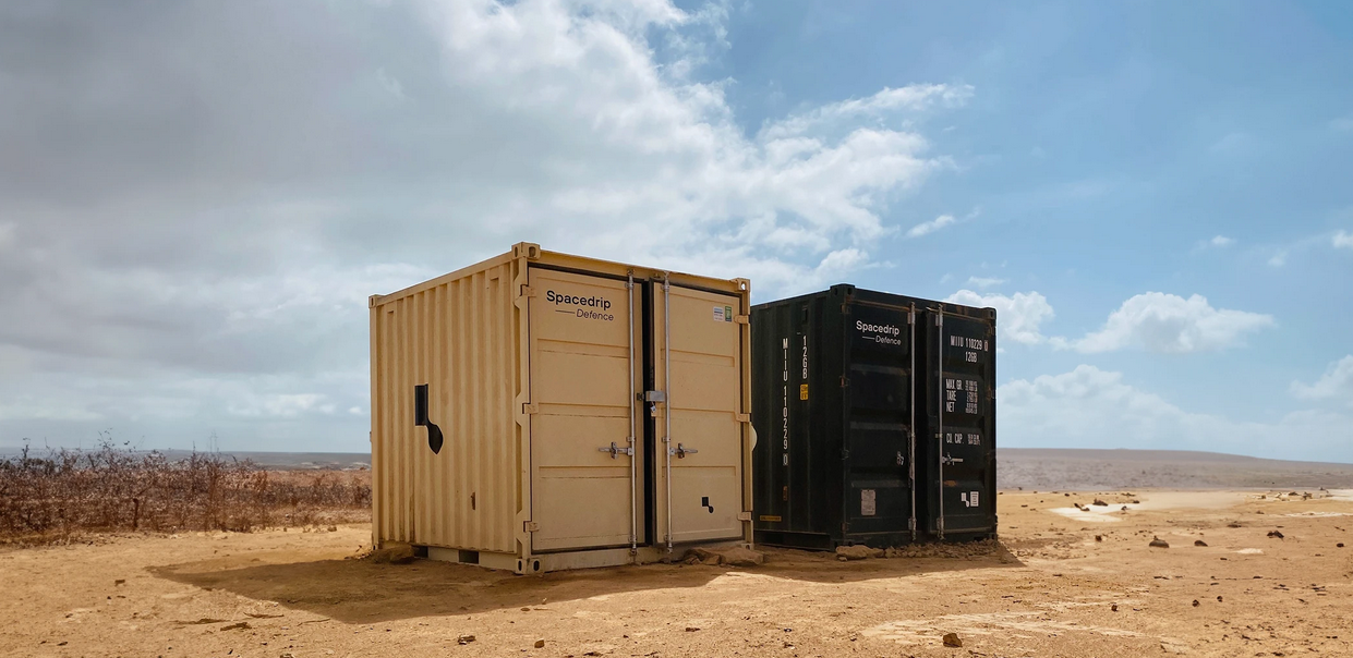 Spacedrip water treatment systems in the desert