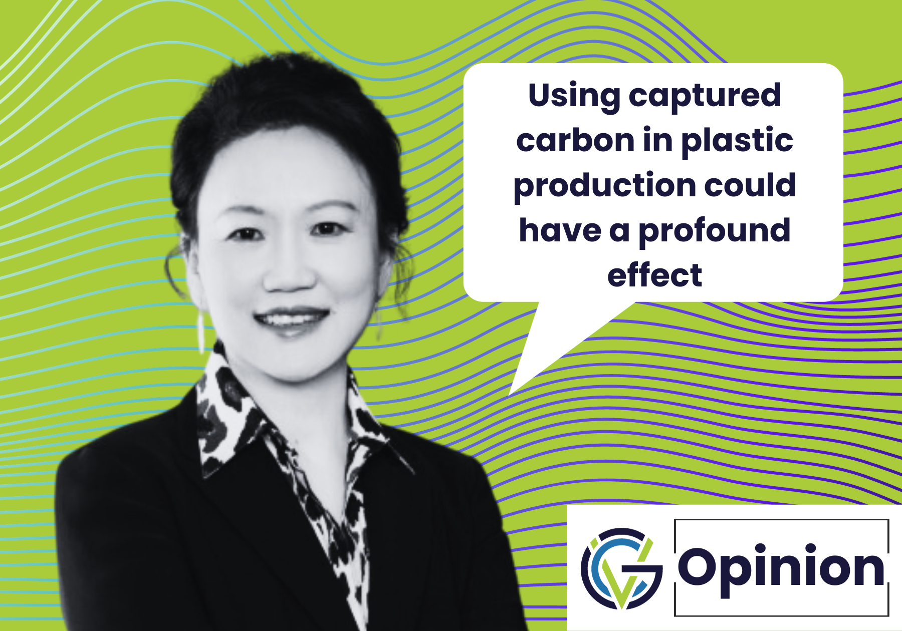 Using captured carbon in plastic production could have a profound effect - Min Zhou