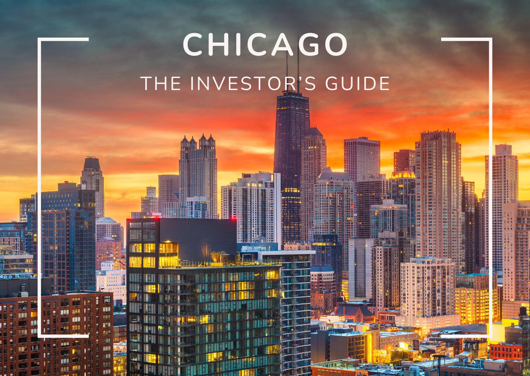 The Chicago skyline in GCV Investor's Guide template