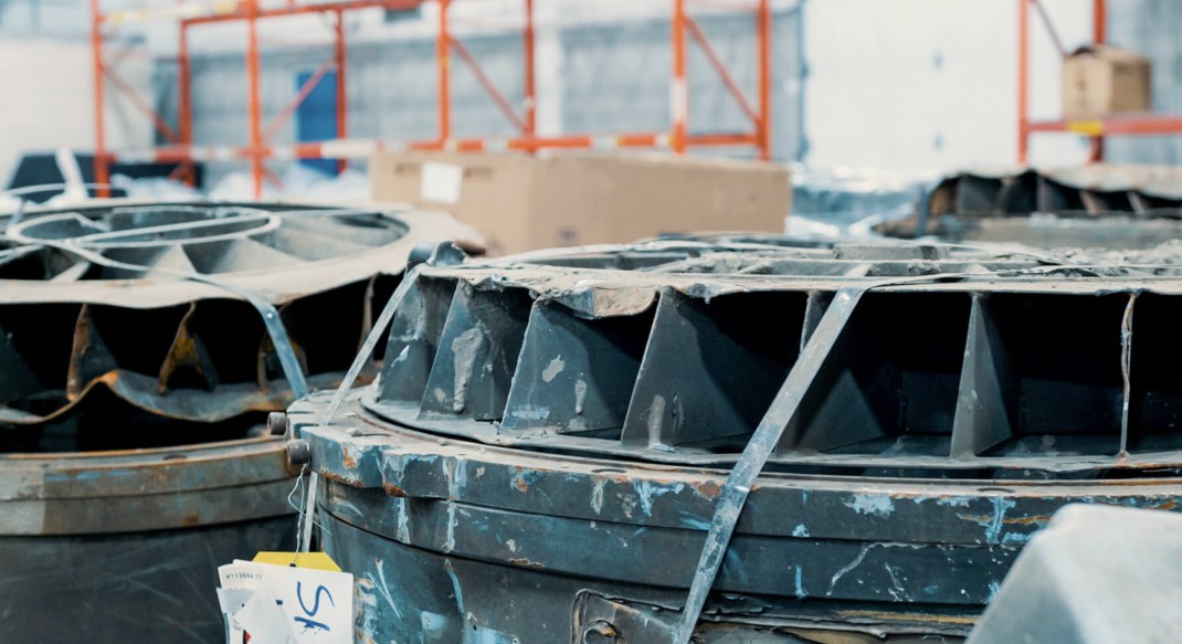 Decommisioned wind turbines