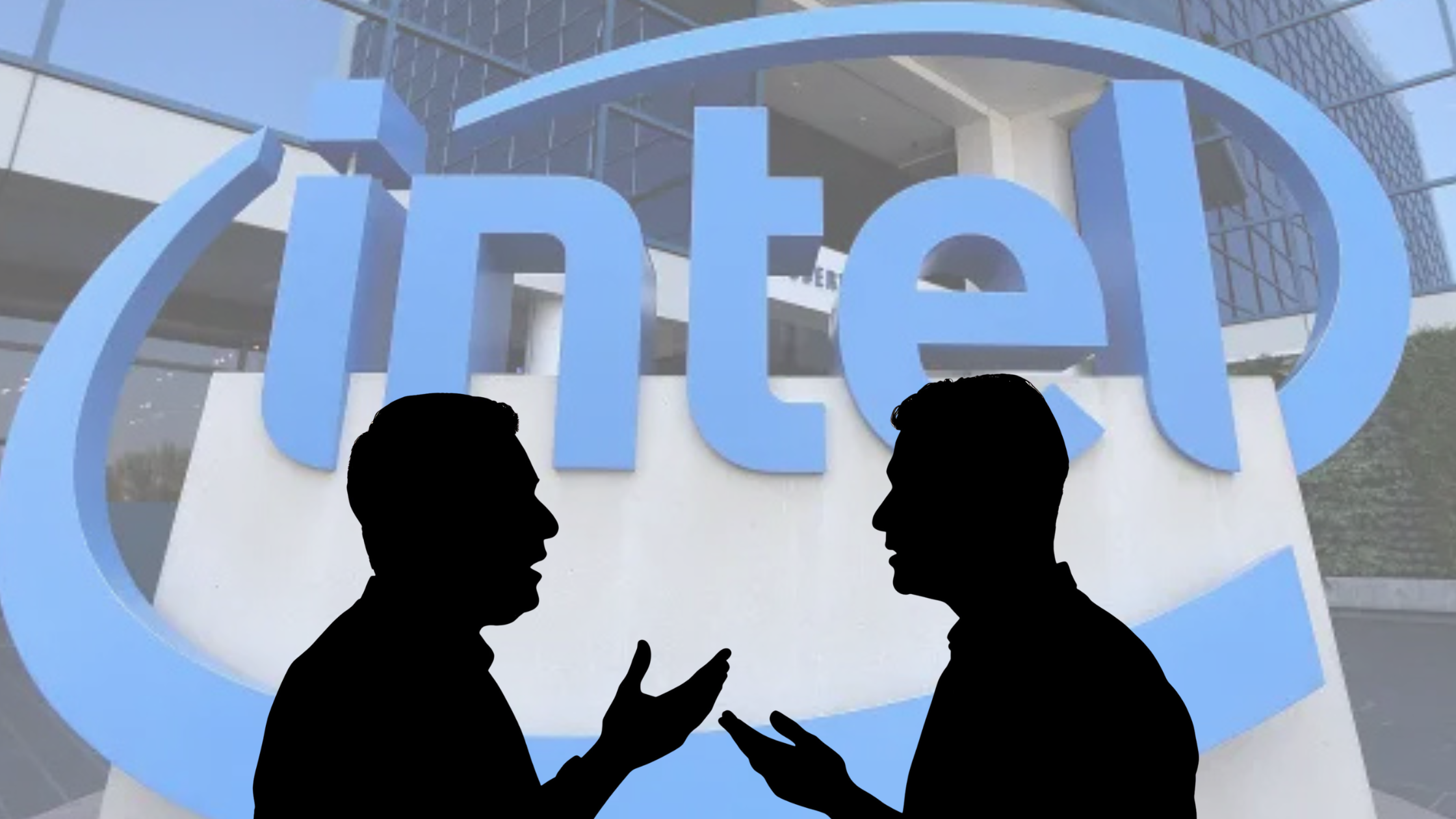 Intel Capital two people in silhouette