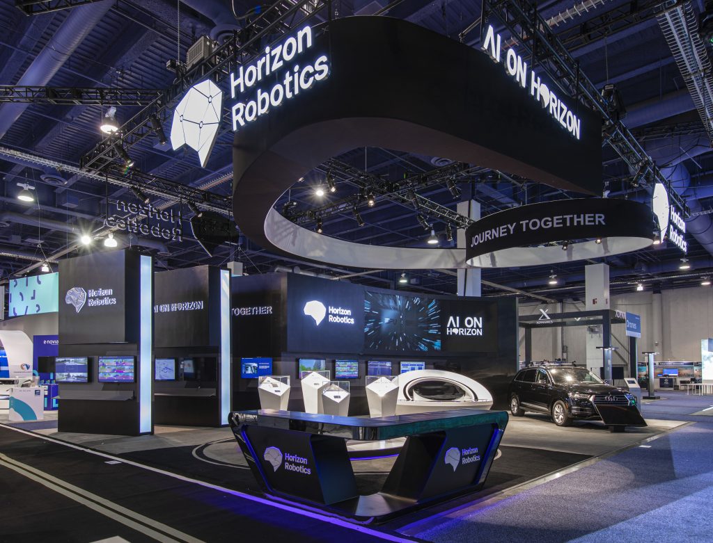 The Horizon Robotics booth at CES 2020