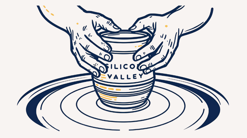 Silicon Valley potters wheel