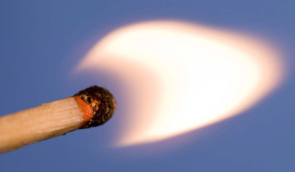 Lighting the match