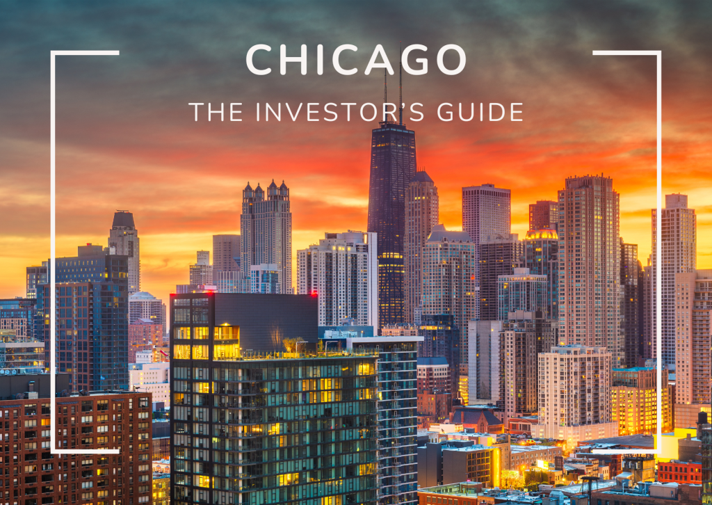 The Chicago skyline in GCV Investor's Guide template
