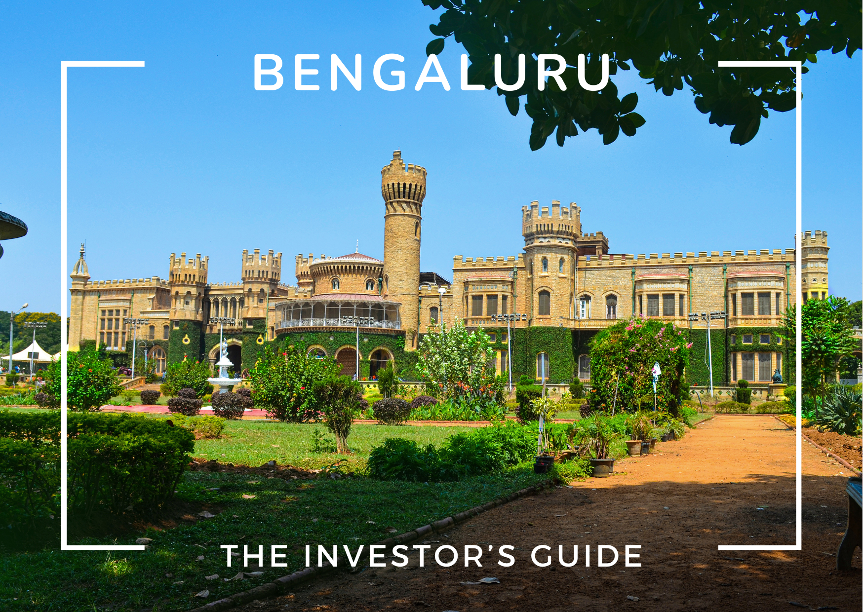 Bangalore Palace in an Investor's Guide postcard template